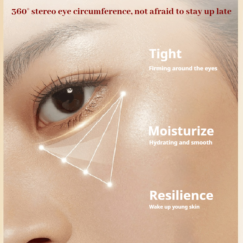 Woman massaging QINGLIN ginseng oil into skin for elasticity and glow