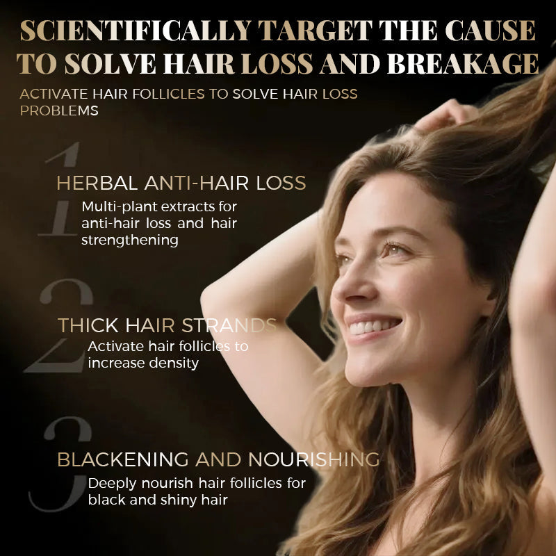 Shampooing double action anti-chute QINGLIN