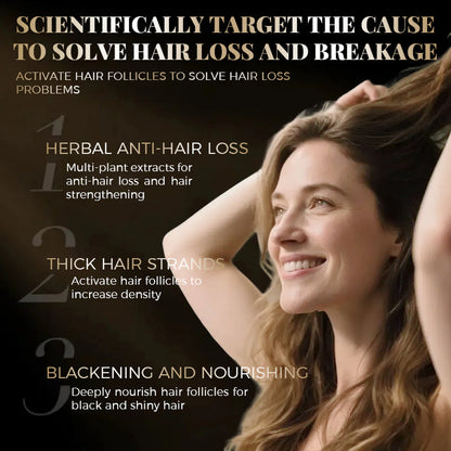 Shampooing double action anti-chute QINGLIN