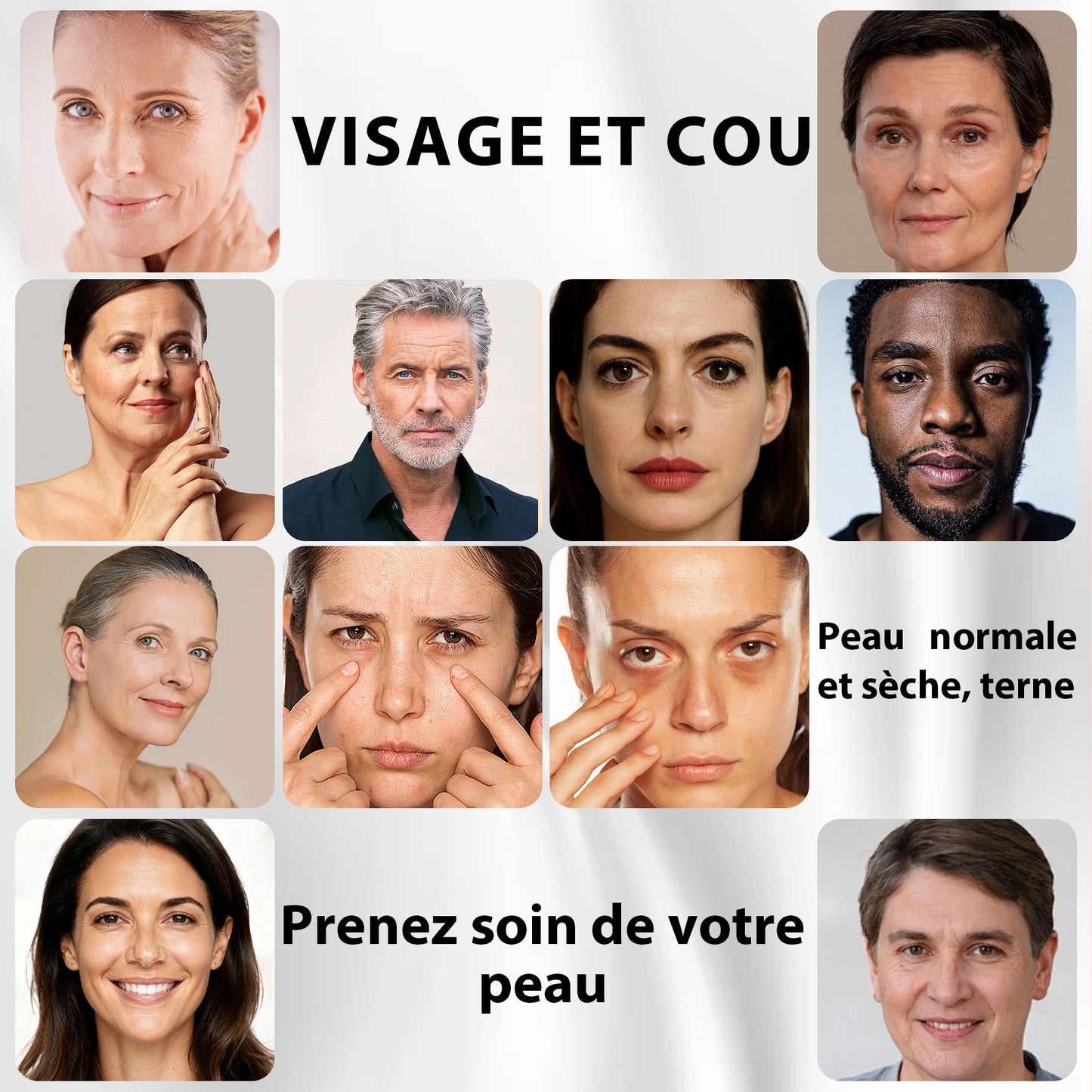 Crème visage anti-rides QINGLIN Français