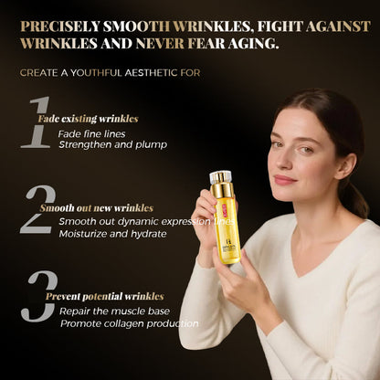 Essence raffermissante aux peptides d'or QINGLIN