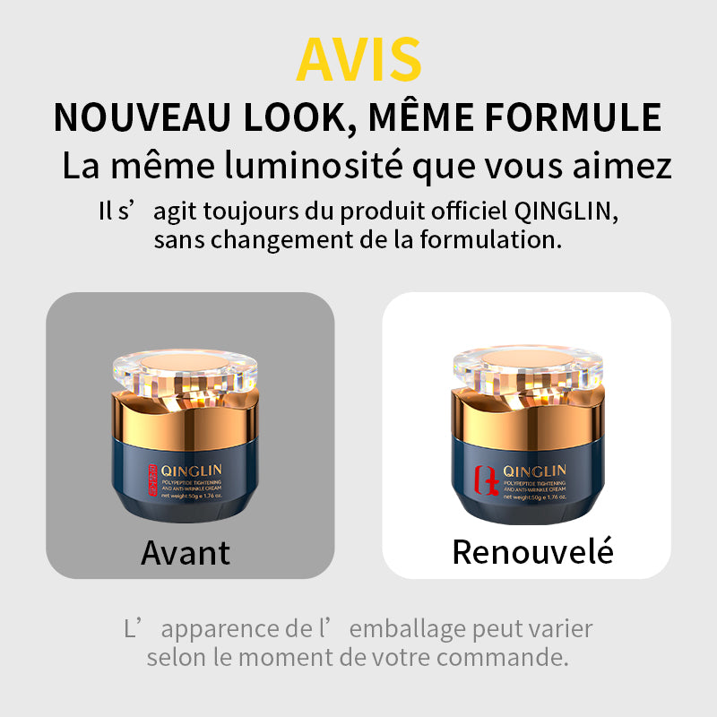 Crème visage anti-rides QINGLIN Français