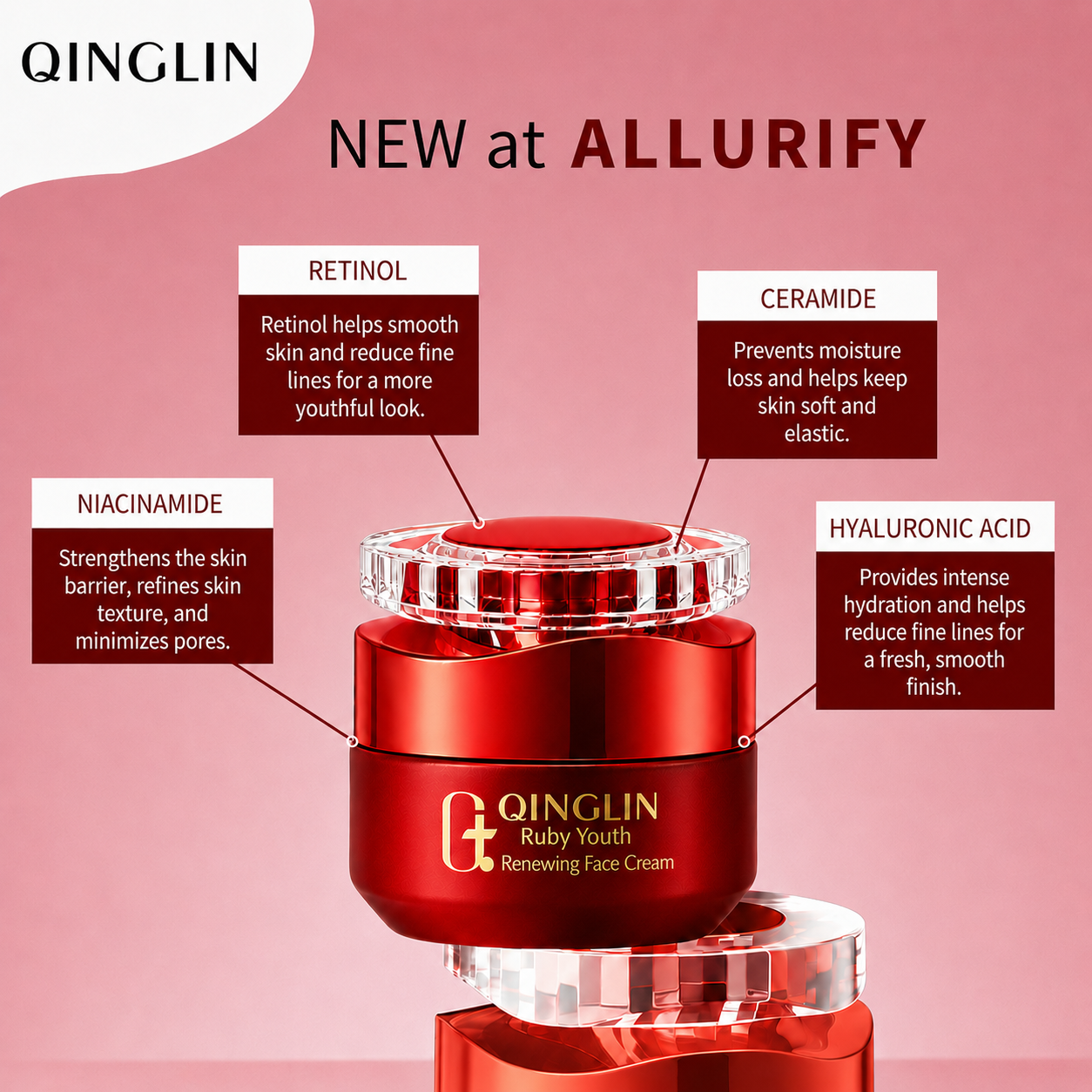 OINGLIN Ruby Youth Renewing Face Cream
