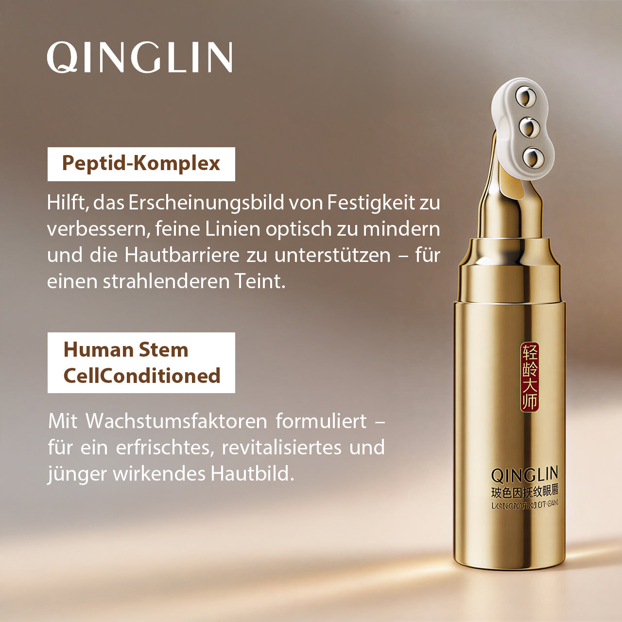 Crème Contour des Yeux Correctrice Rides QINGLIN PRO-COLLAGÈNE