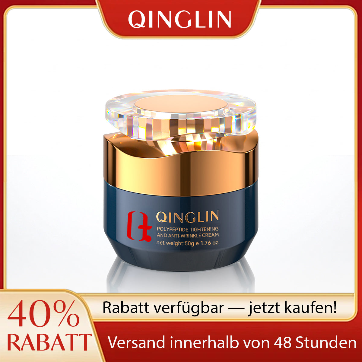 QINGLIN Anti-Falten-Creme für das Gesicht – Neue Verpackung