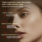 Woman applying QINGLIN cordyceps cream for firm, youthful skin